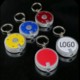 Picture of DELUXE COASTER SHAPE ROUND MINI TORCH KEYRING CHAIN