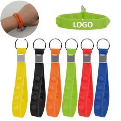 Picture of STRESS POP KEYRING CHAIN