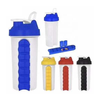 Picture of SHAKER WATER BOTTLE with Pill Box.
