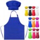 Picture of CHILDRENS APRONS CHEF HATS SET