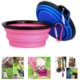 Picture of COLLAPSIBLE SILICONE PET FEEDING WATER BOWL