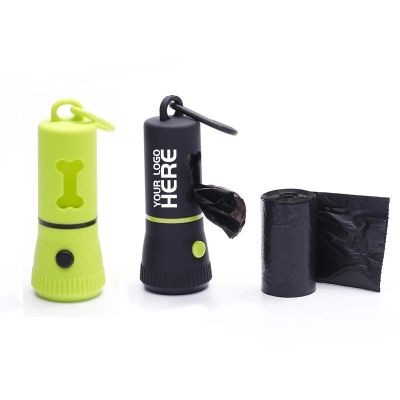Picture of PET POOP BAGS HOLDER DISPENSER with LED Torch