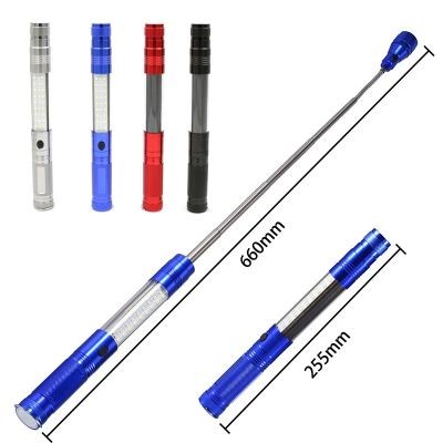 Picture of TELESCOPIC MAGNETIC COB LED TORCH W & SIDELIGHT