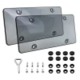 Picture of 2 PACK UNBREAKABLE LICENSE PLATE TINTED COVER SHIELD