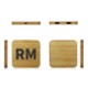 Picture of BAMBOO CORDLESS CHARGER with Dual USB Ports