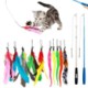 Picture of CAT CATCH WAND TEASER FEATHER TOY