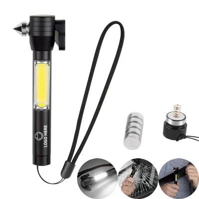 Picture of EMERGENCY 4-IN-1 CUTTER, HAMMER, LIGHT, AND MAGNET.
