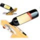 Picture of BAMBOO WINE BOTTLE HOLDER with Corkscrew Bottle Opener & Opener