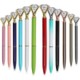 Picture of RETRACTABLE DIAMOND PEN CRYSTAL METAL BALL PEN