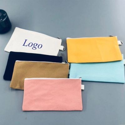 Picture of COTTON CANVAS ZIPPERED UTILITY ORGANIZER POUCH