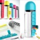 Picture of 600ML CLEAR TRANSPARENT WATER BOTTLE COMBINE DAILY PILL BOXES