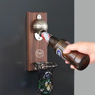 Picture of BASKETBALL HOOP BOTTLE OPENER.
