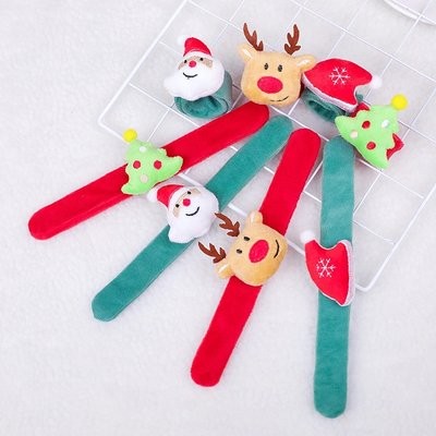 Picture of FATHER CHRISTMAS SANTA FATHER CHRISTMAS SANTA TREE REINDEER HAT WRIST BAND SLAP BRACELET