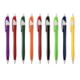 Picture of CUSTOM PRINTED RETRACTABLE PLASTIC BARREL BALL PEN PEN