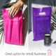 Picture of DIE CUT FOLD-OVER REINFORCED PLASTIC BAG