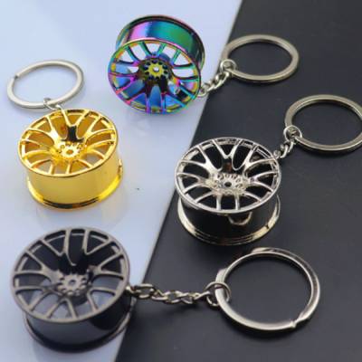 Picture of CAR WHEEL RIM KEYRING CHAIN