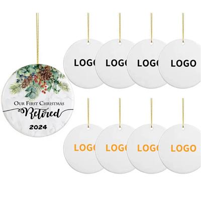 Picture of ROUND CERAMIC POTTERY ORNAMENT