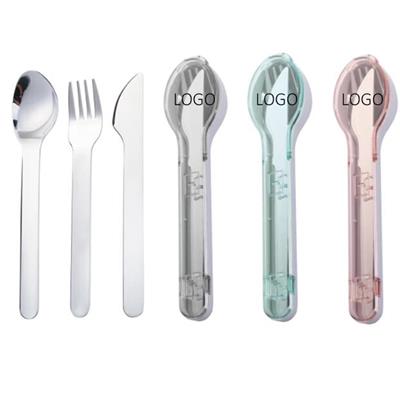 Picture of STAINLESS STEEL UTENSIL TRAVEL CUTLERY SET TO GO