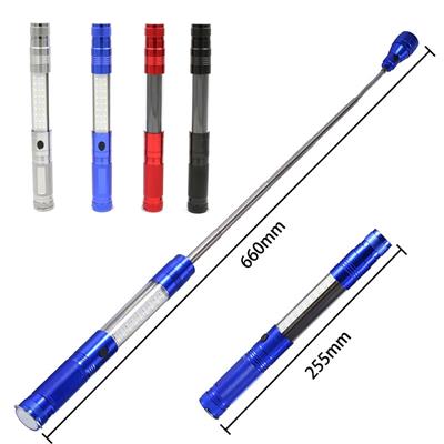 Picture of TELESCOPIC MAGNETIC COB LED TORCH W & SIDELIGHT