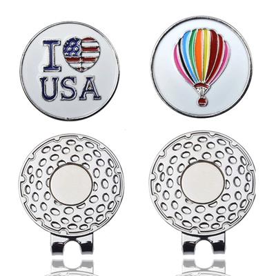 Picture of GOLF HAT CLIP with Full Color Ball Marker