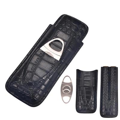 Picture of PORTABLE GENUINE LEATHER CIGAR CASE