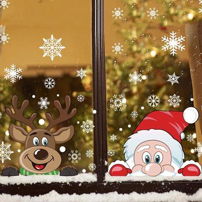 Picture of CHRISTMAS SNOWFLAKE WINDOW GLASS STICKER