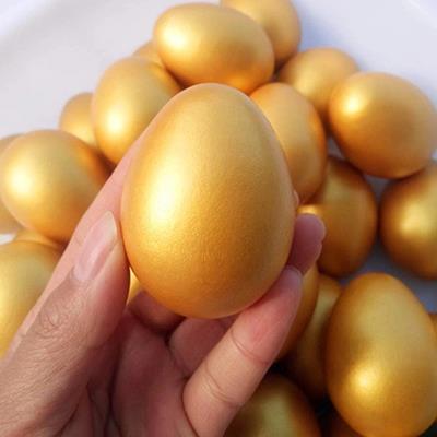 Picture of GOLDEN WOOD EGG