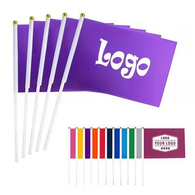 Picture of 5,5 INCH X 8 INCH CUSTOM HAND HELD FLAG