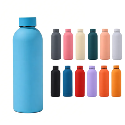 Picture of 16OZ STAINLESS STEEL METAL WATER BOTTLE