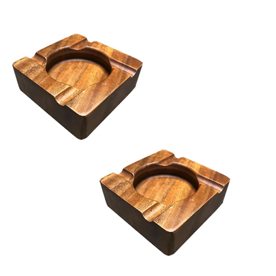 Picture of SOLID WOOD CIGAR ASH TRAY