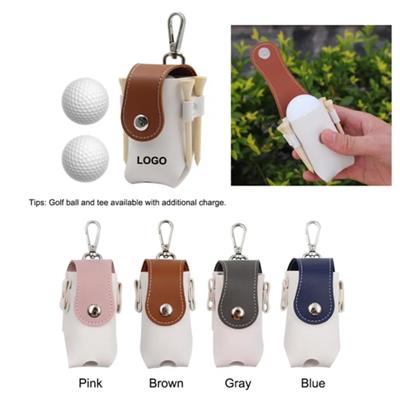Picture of MINI PORTABLE PU GOLF BALL WAIST BAG