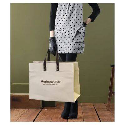 Picture of MONTAUK NATURAL CANVAS TOTE BAG.