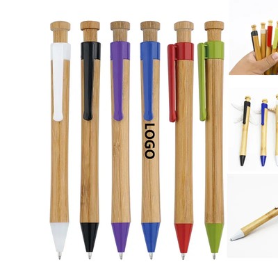 Picture of THE CAMDEN BAMBOO RETRACTABLE WHEAT STRAW ECO-PEN