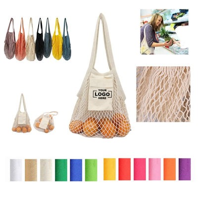 Picture of COLLAPSIBLE COTTON MESH TOTE