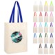 Picture of NATURAL COTTON CANVAS GROCERY TOTE BAG