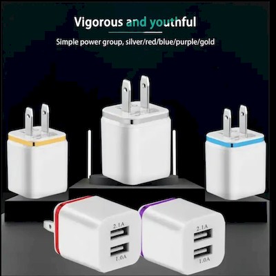 Picture of DUAL PORTS USB WALL CHARGER