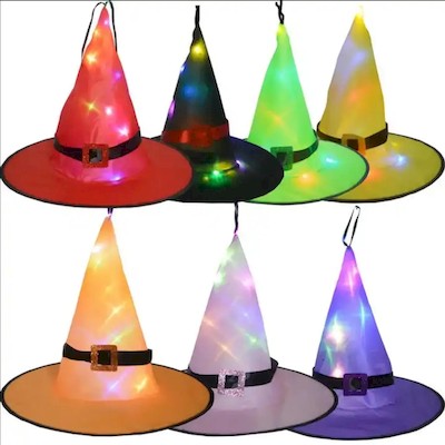Picture of LED LIGHTED WITCH HATS