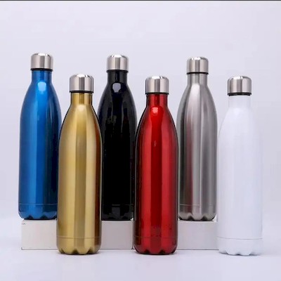 Picture of STAINLESS STEEL THERMO WATER BOTTLE VACUUM FLASKS.