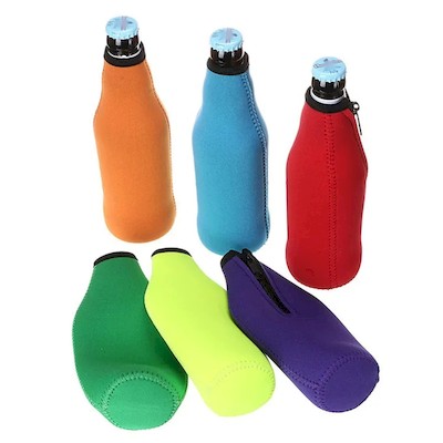 Picture of PLAIN BEER WINE BOTTLE COOLER COVERS FIT.