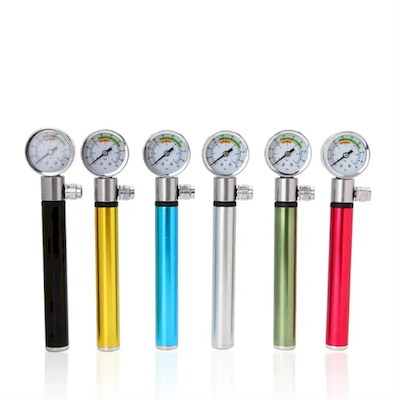 Picture of BICYCLE PUMP PORTABLE with Pressure Gauge.