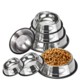 STAINLESS STEEL METAL DOG CAT BOWLS image 2
