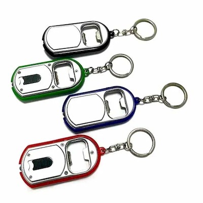 Picture of 3- IN- 1 BOTTLE OPENER LED LIGHT KEYRING CHAIN