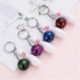 Picture of 2-IN-1 BOWLING METAL KEYRING CHAIN