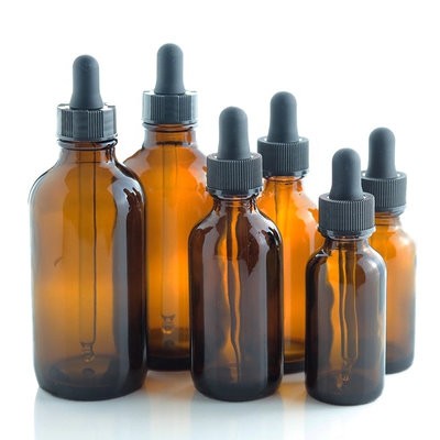 Picture of 2OZ AMBER GLASS ESSENTIAL OIL BOTTLE
