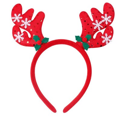 Picture of ANTLER CHRISTMAS HEAD BAND with Small Bell.