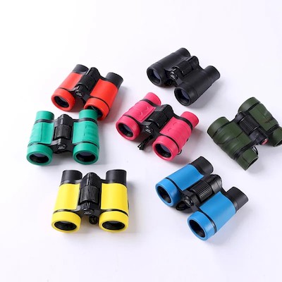 Picture of CHILDRENS TELESCOPE 4X BINOCULARS FOCUS ADJUSTABLE GLASS LENS