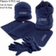 Picture of WINTER FLEECE HAT GLOVES SCARF BAG 4 PCS SET