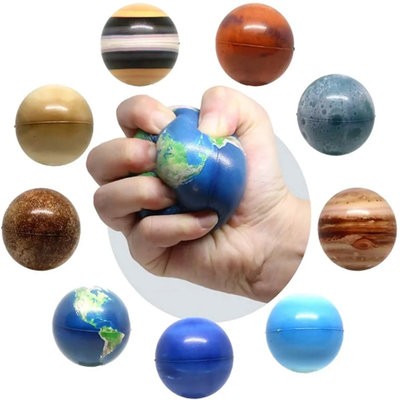 Picture of PLANETS SHAPE FOAM STRESS RELIEF FIDGET TOY BALLS