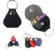 Picture of TRIANGULAR LEATHER CASE KEYRING CHAIN FOR GUITAR PICK