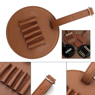 Picture of PU LEATHER GOLF TEE HOLDER.